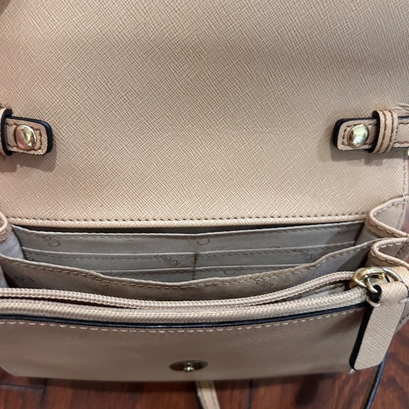 Lot of 2 Calvin Klein Purses Spring color small ladylike Quilted Coral Cream - Picture 6 of 6